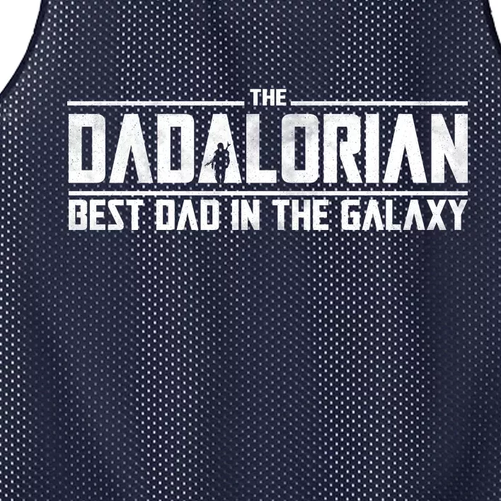 The Dadalorian Best Dad In The Galaxy Mesh Reversible Basketball Jersey Tank