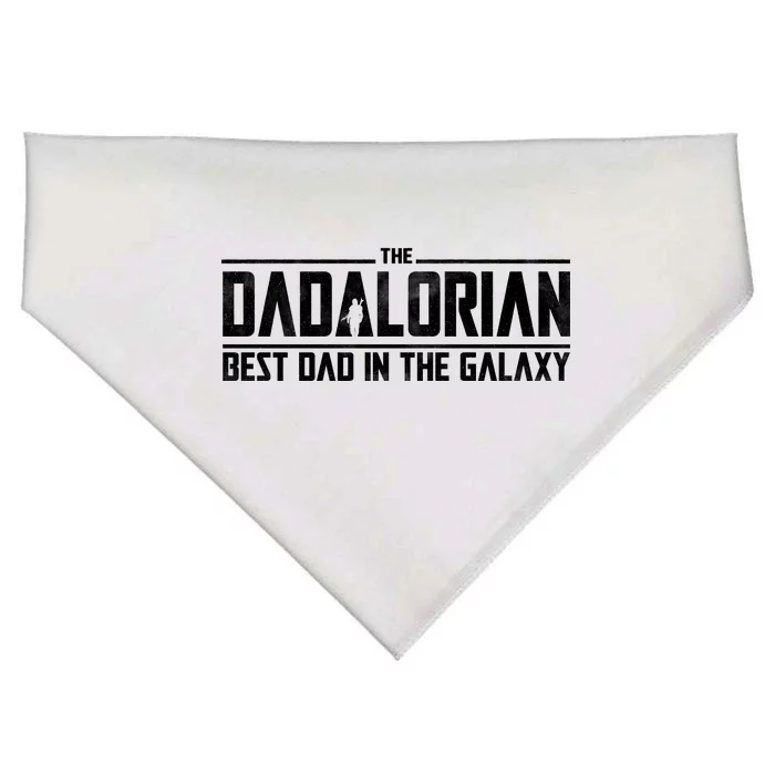 The Dadalorian Best Dad In The Galaxy USA-Made Doggie Bandana