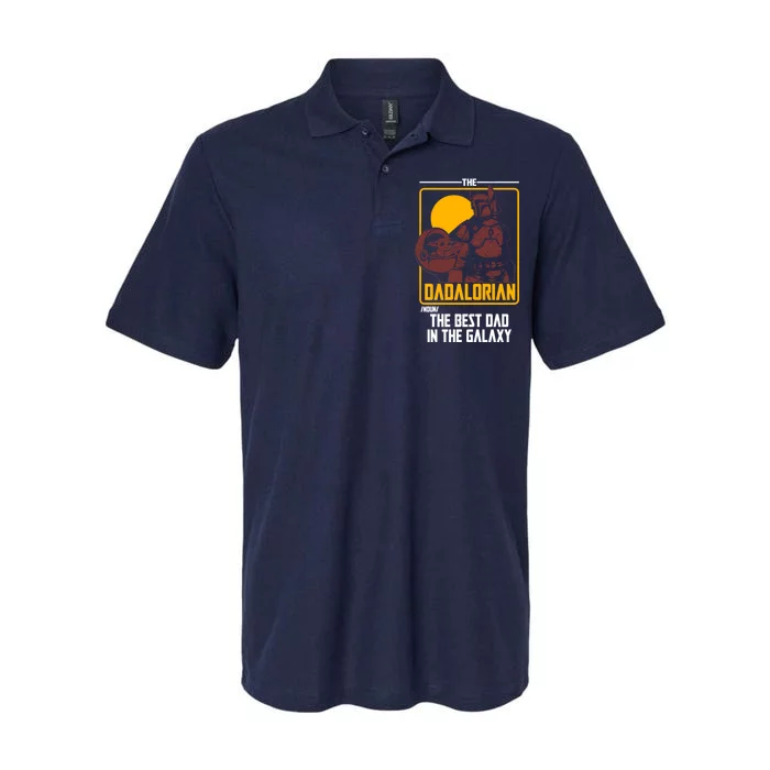 The Dadalorian Definition Best Dad In The Galaxy Softstyle Adult Sport Polo