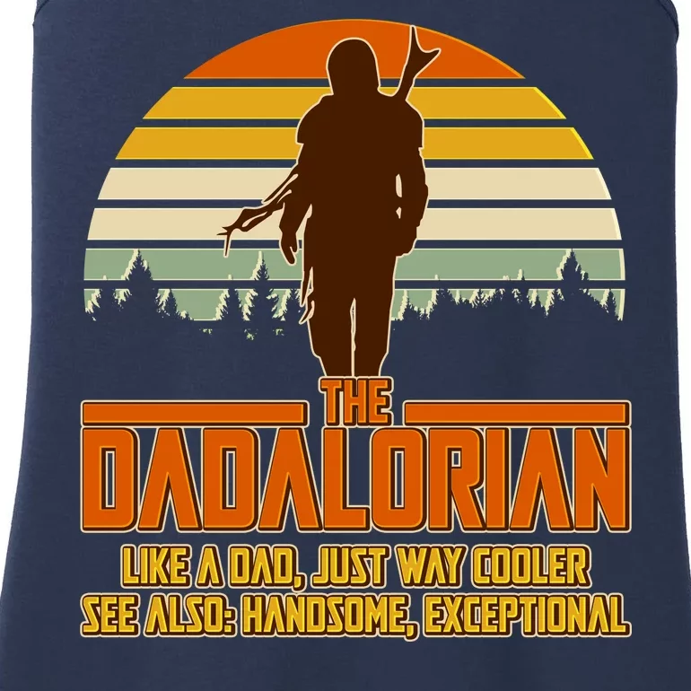 The Dadalorian Like A Dad Handsome Exceptional Ladies Essential Tank