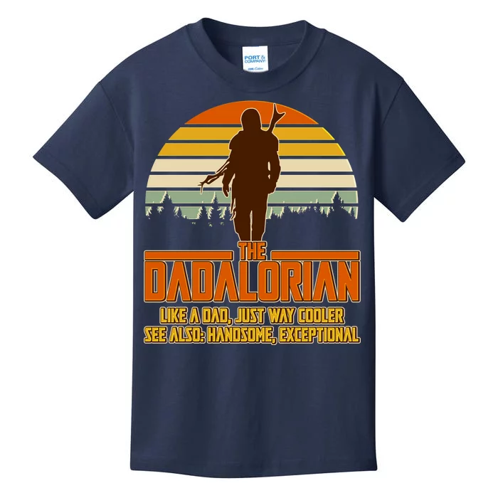 The Dadalorian Like A Dad Handsome Exceptional Kids T-Shirt