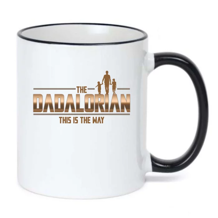 The Dadalorian This Is The Way Father's Day Sci-fi Fan Black Color Changing Mug