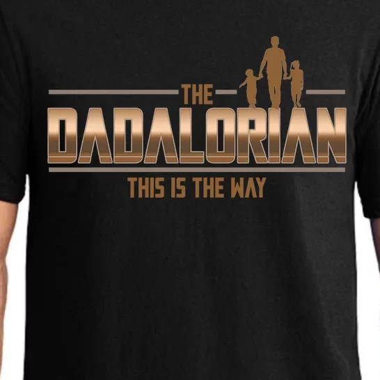 The Dadalorian This Is The Way Father's Day Sci-fi Fan Pajama Set