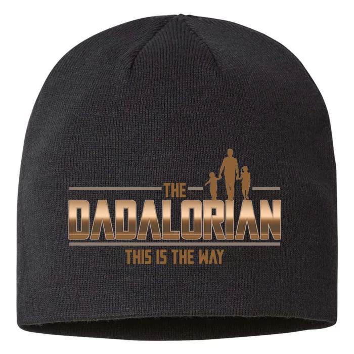 The Dadalorian This Is The Way Father's Day Sci-fi Fan 8 1/2in Sustainable Knit Beanie