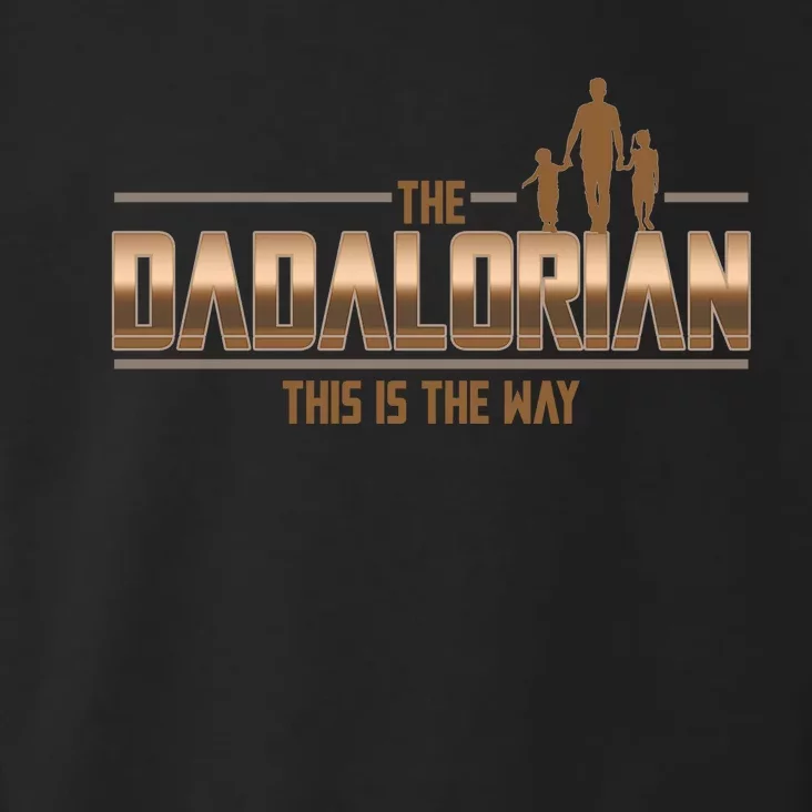 The Dadalorian This Is The Way Father's Day Sci-fi Fan Toddler Hoodie