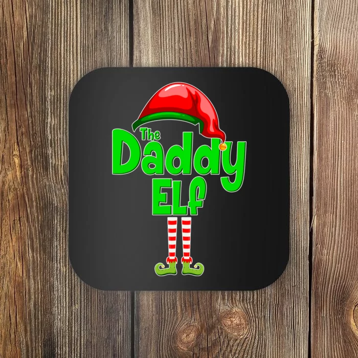 The Daddy Elf Christmas Coaster