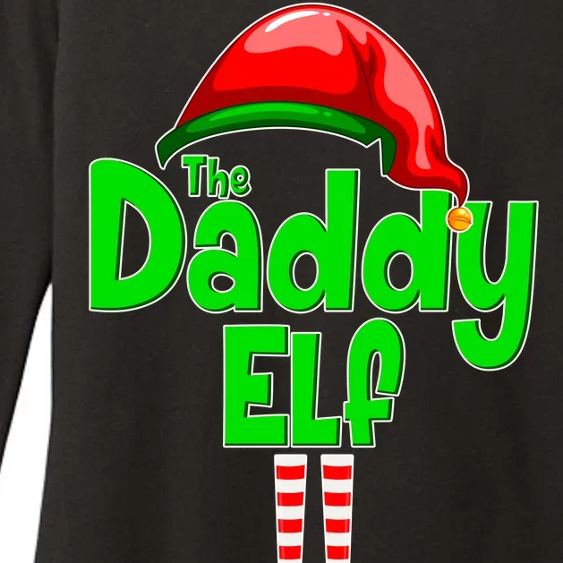 The Daddy Elf Christmas Womens CVC Long Sleeve Shirt