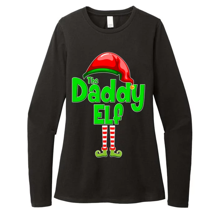 The Daddy Elf Christmas Womens CVC Long Sleeve Shirt