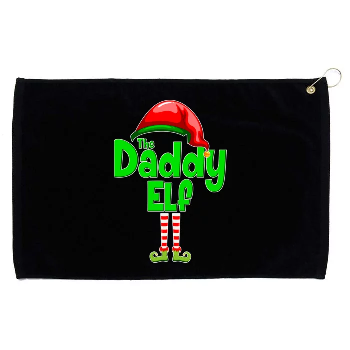 The Daddy Elf Christmas Grommeted Golf Towel