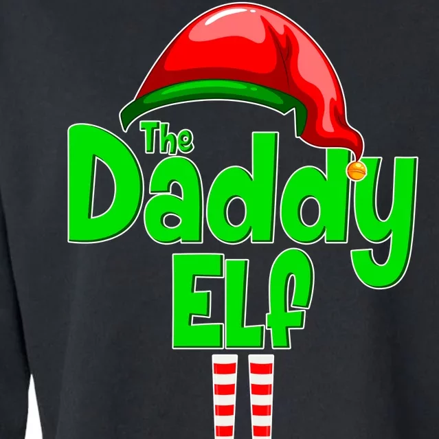 The Daddy Elf Christmas Cropped Pullover Crew