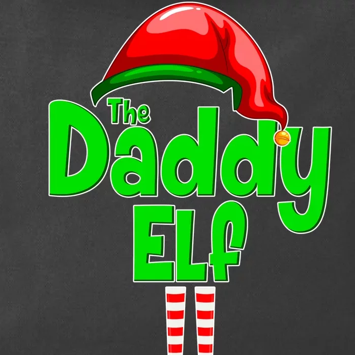 The Daddy Elf Christmas Zip Tote Bag