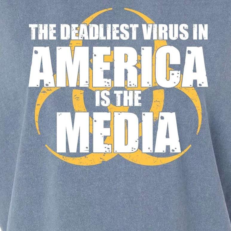 The Deadliest Virus In America Is The Media Garment-Dyed Women's Muscle Tee