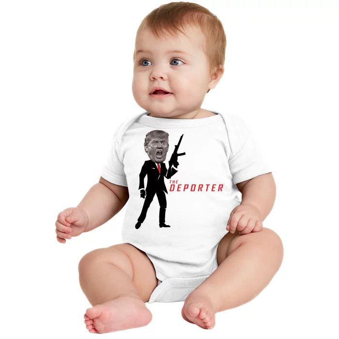 The Deporter Funny Donald Trump Baby Bodysuit