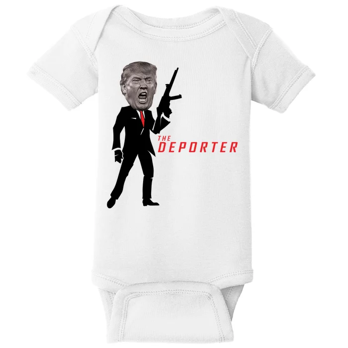 The Deporter Funny Donald Trump Baby Bodysuit