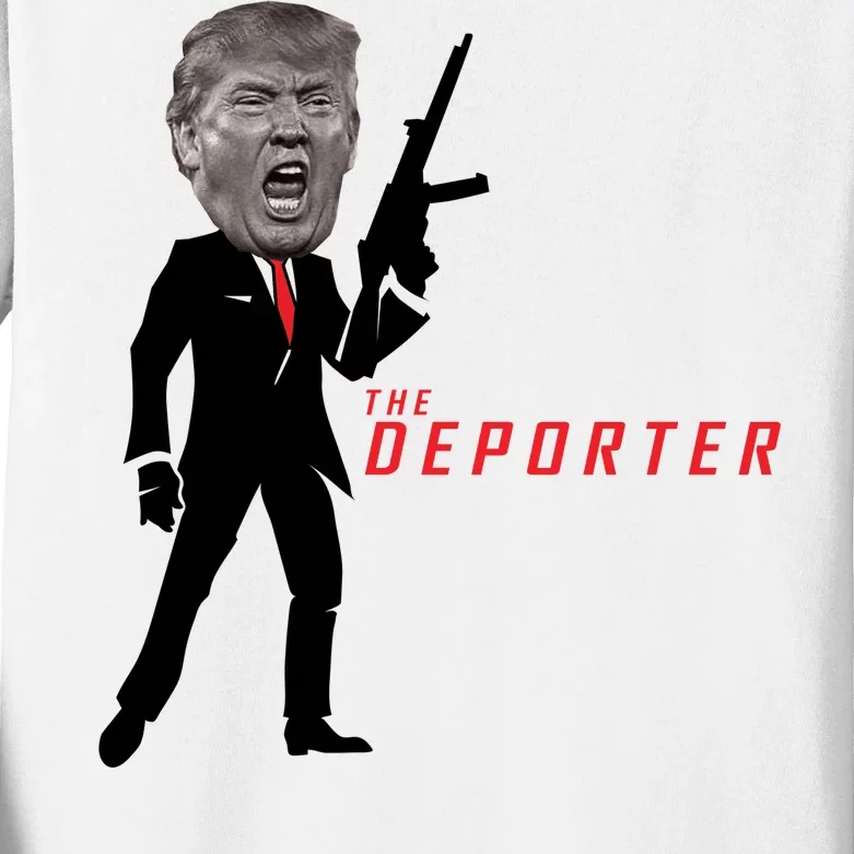 The Deporter Funny Donald Trump Kids Long Sleeve Shirt