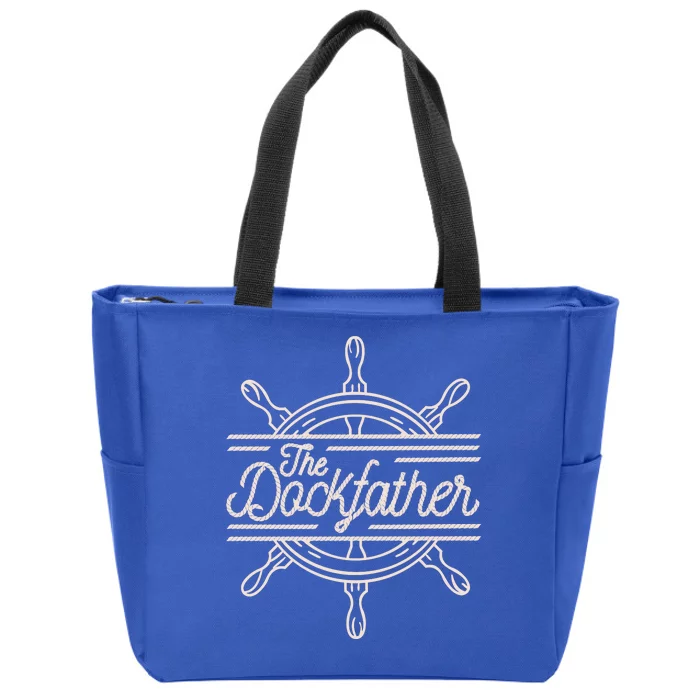 The Dockfather Funny Zip Tote Bag