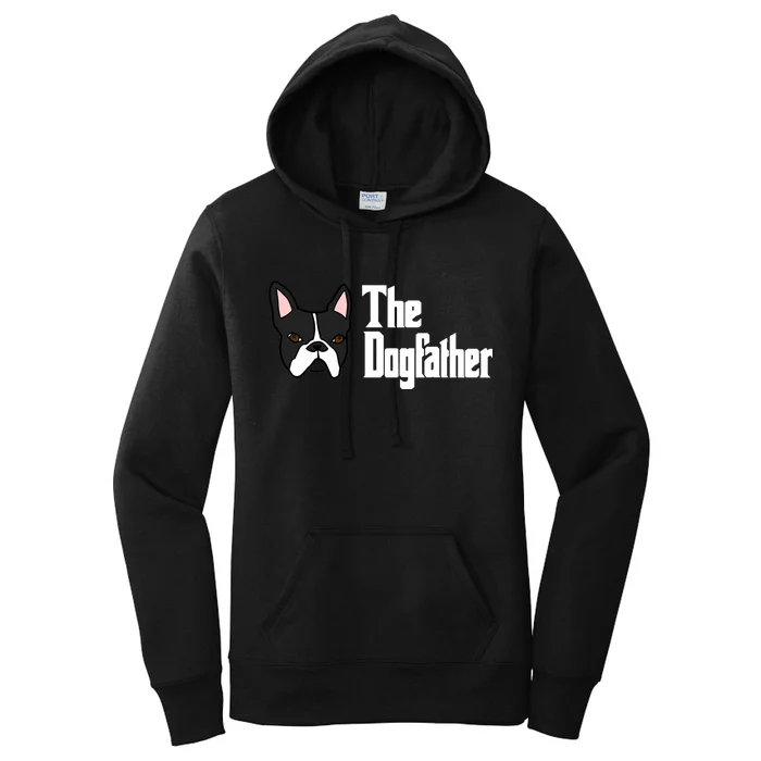 The Dog Father Boston Terrier Women's Pullover Hoodie