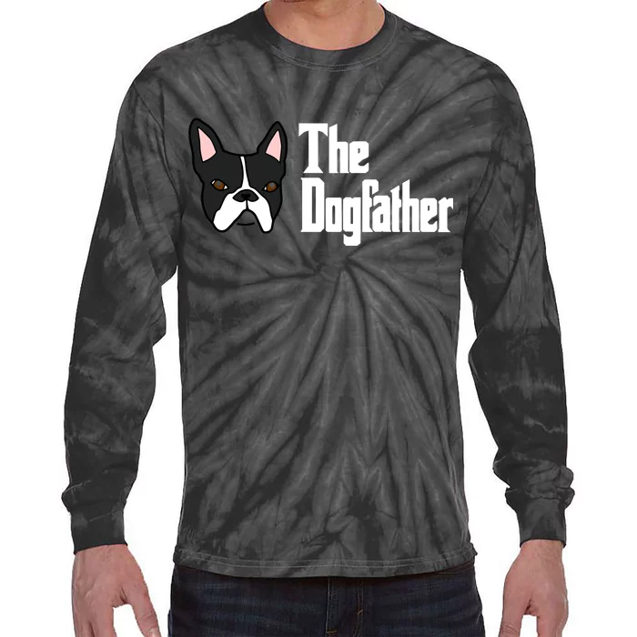 The Dog Father Boston Terrier Tie-Dye Long Sleeve Shirt