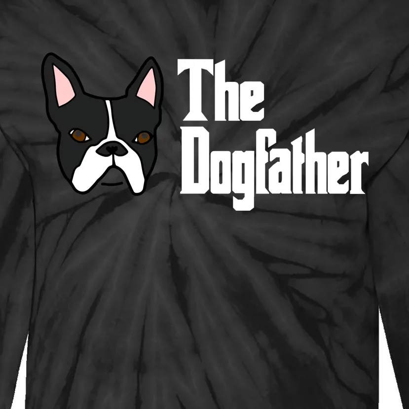 The Dog Father Boston Terrier Tie-Dye Long Sleeve Shirt