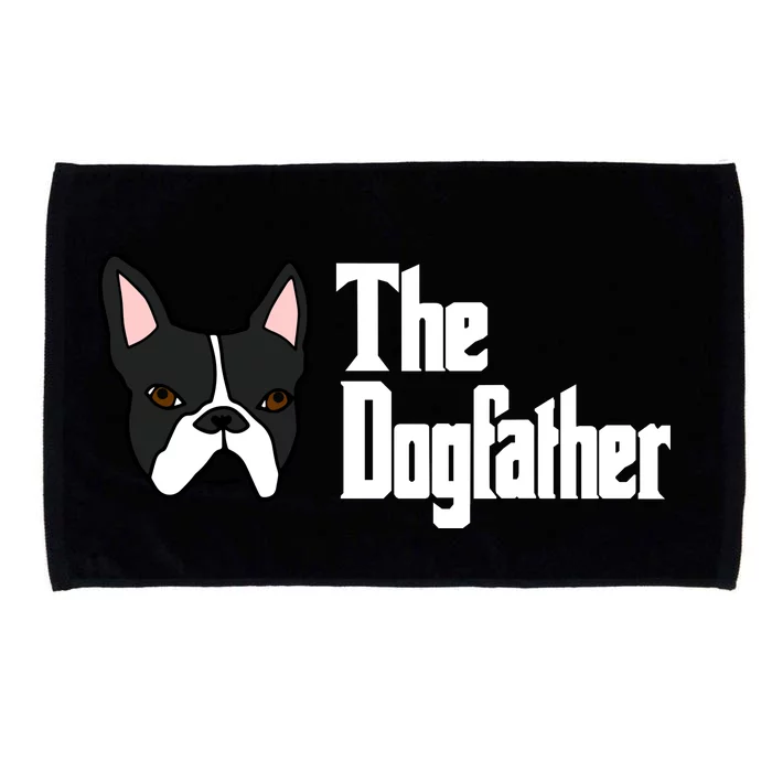 The Dog Father Boston Terrier Microfiber Hand Towel