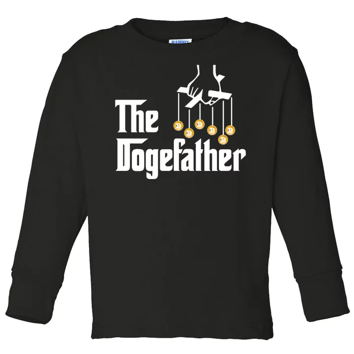 The Dogefather Toddler Long Sleeve Shirt