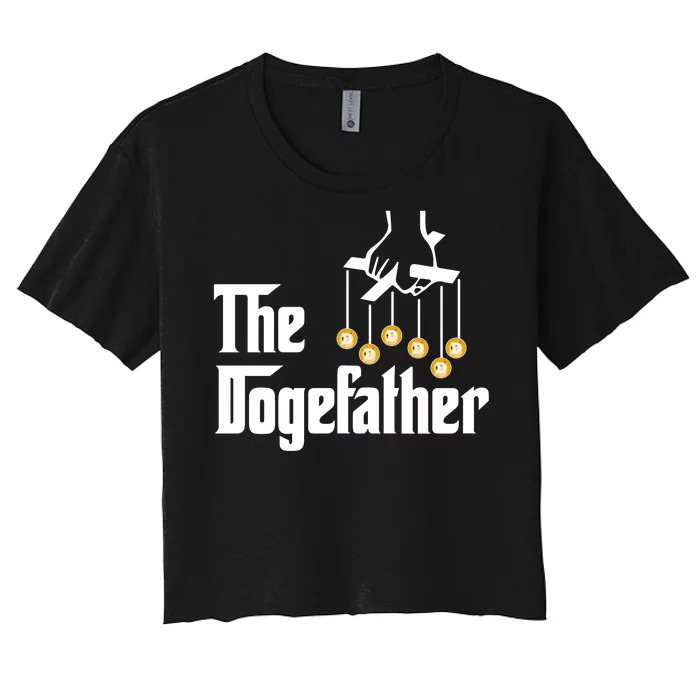 The Dogefather Women's Crop Top Tee