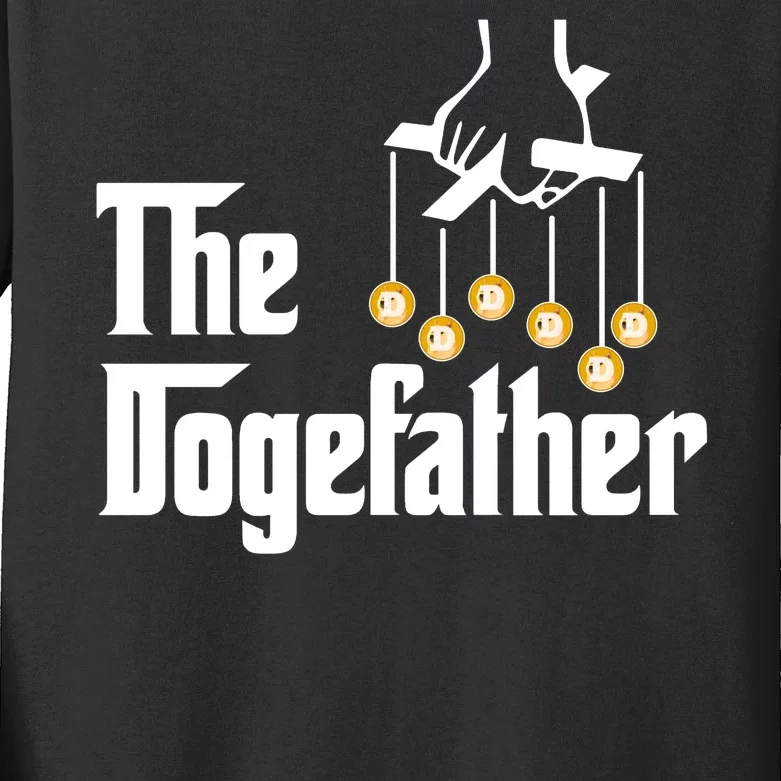 The Dogefather Kids Long Sleeve Shirt