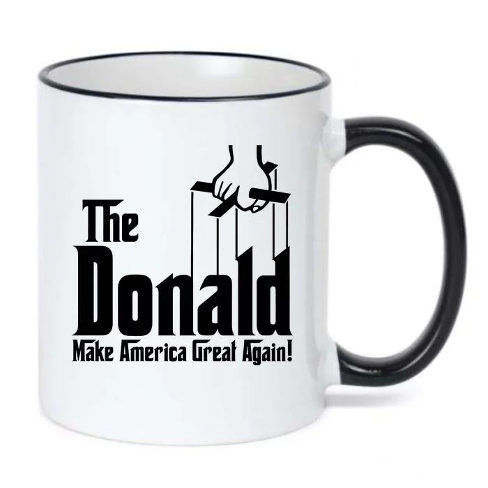 The Donald Make America Great Again! President Trump Spoof Black Color Changing Mug