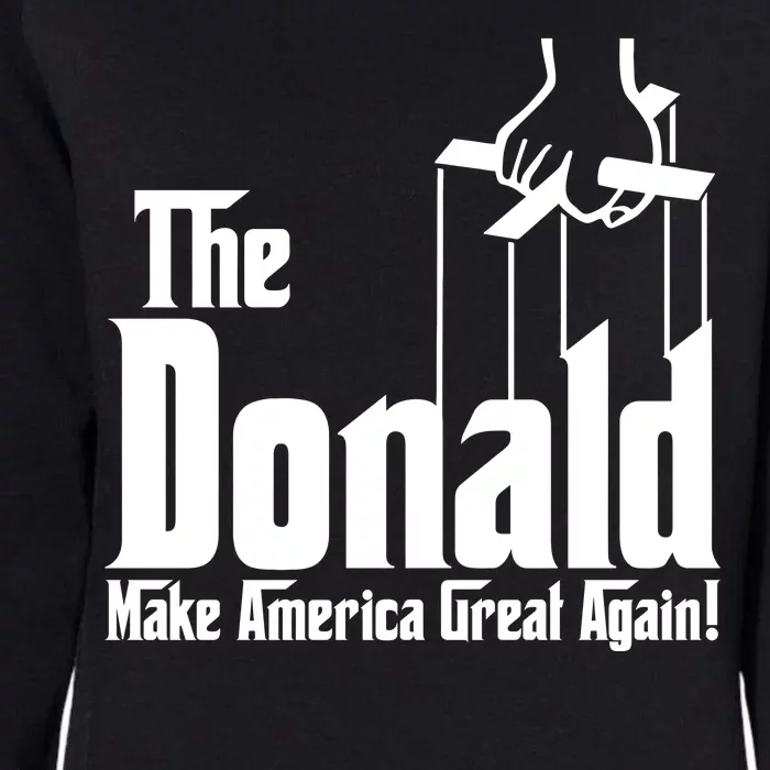 The Donald Make America Great Again! President Trump Spoof Womens California Wash Sweatshirt