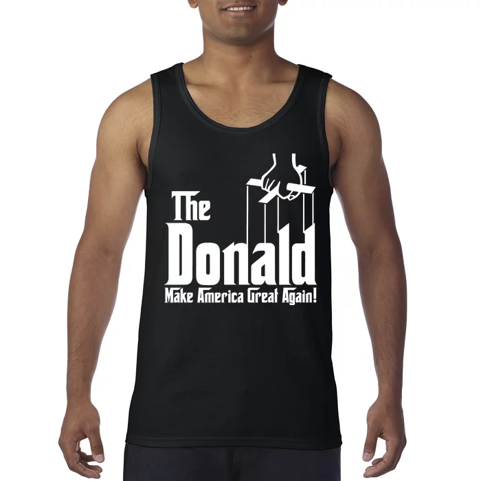 The Donald Make America Great Again! President Trump Spoof Tank Top