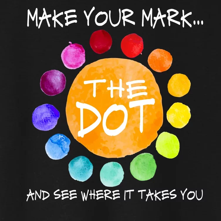 The Dot - Make Your Mark Women's Crop Top Tee