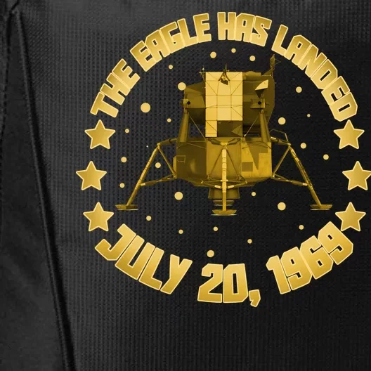 The Eagle Has Landed July 20 1969 City Backpack