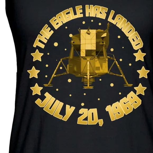 The Eagle Has Landed July 20 1969 Ladies Essential Flowy Tank