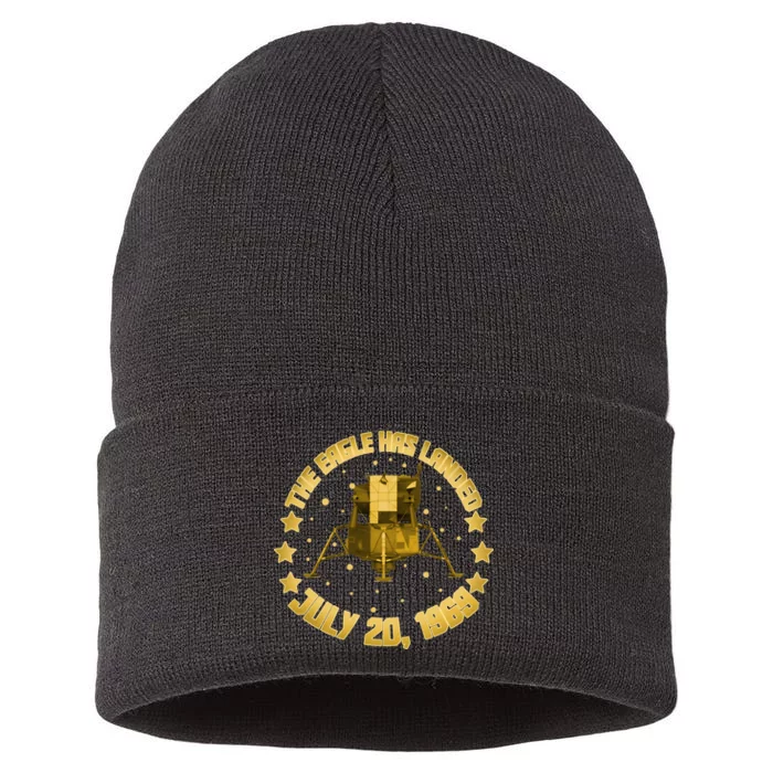 The Eagle Has Landed July 20 1969 Sustainable Knit Beanie