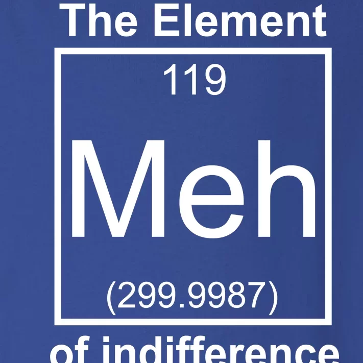 The Element Meh Of Indifference Toddler Long Sleeve Shirt