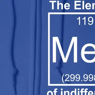 The Element Meh Of Indifference Full Zip Hoodie