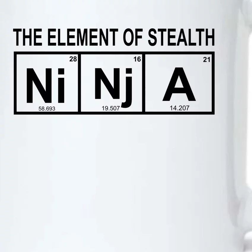 The Element of Stealth Ninja Black Color Changing Mug