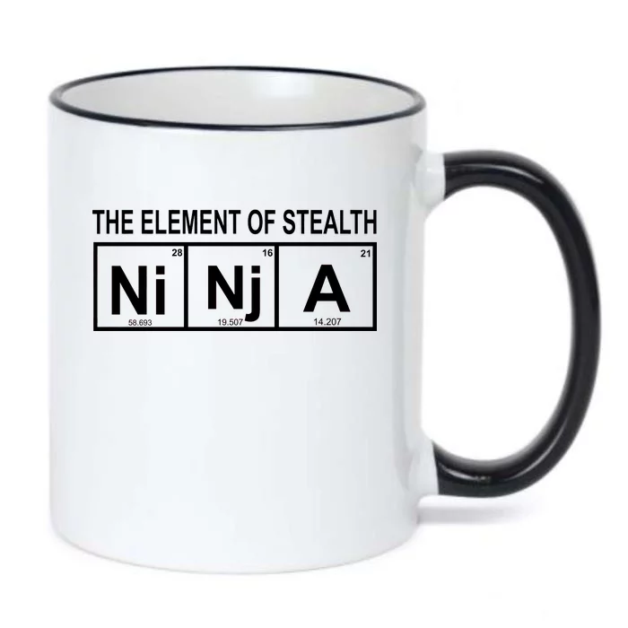 The Element of Stealth Ninja Black Color Changing Mug