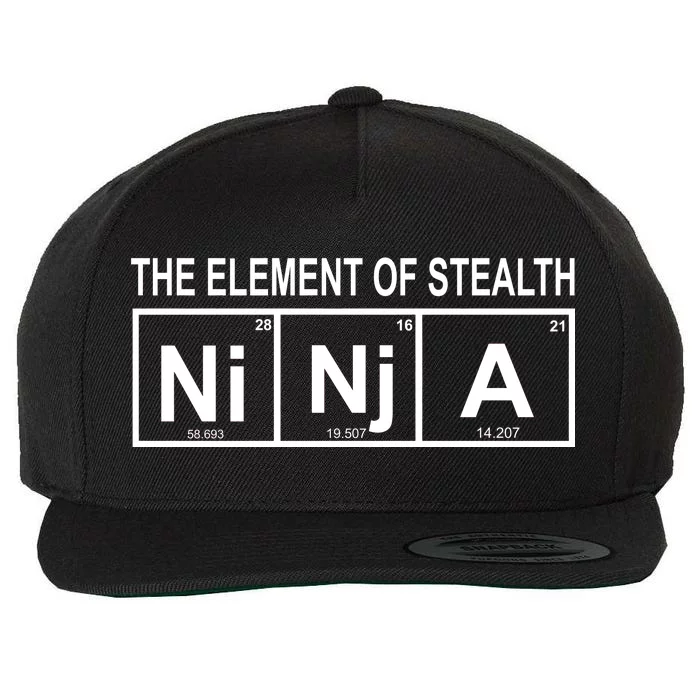 The Element of Stealth Ninja Wool Snapback Cap