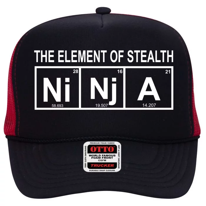 The Element of Stealth Ninja High Crown Mesh Trucker Hat