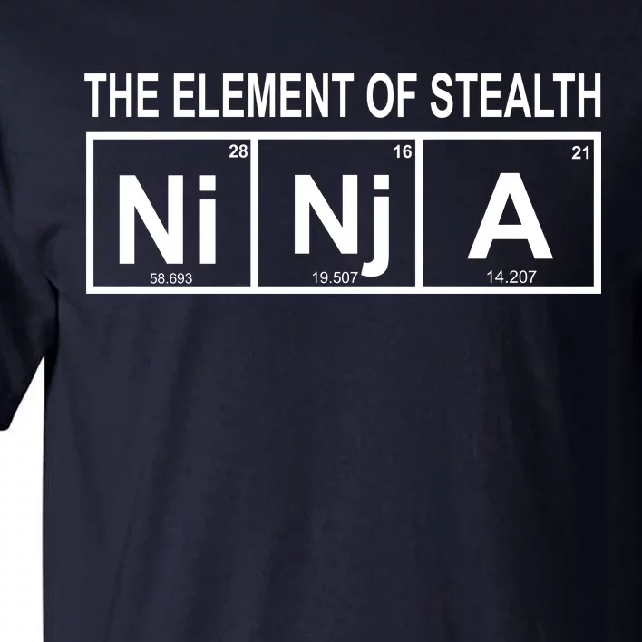 The Element of Stealth Ninja Tall T-Shirt