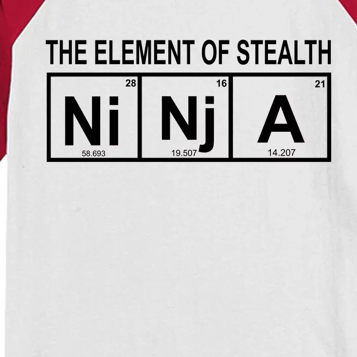 The Element of Stealth Ninja Kids Colorblock Raglan Jersey