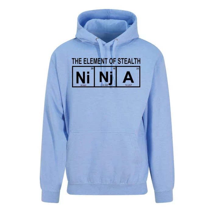 The Element of Stealth Ninja Unisex Surf Hoodie