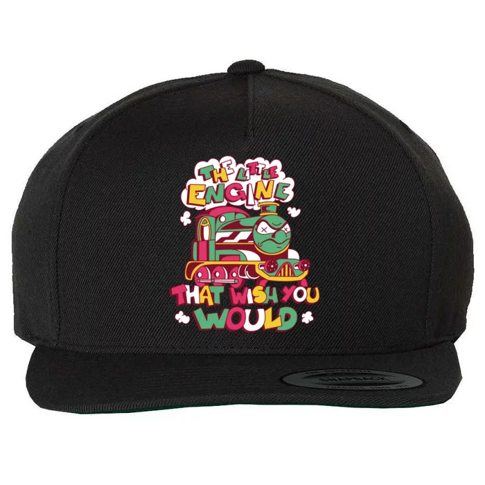 The Engine That Wish You Would Wool Snapback Cap