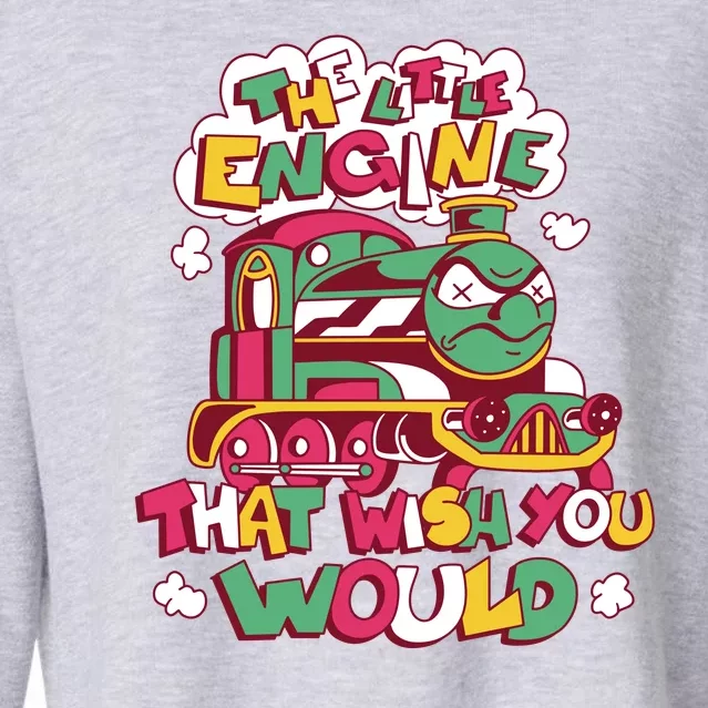 The Engine That Wish You Would Cropped Pullover Crew