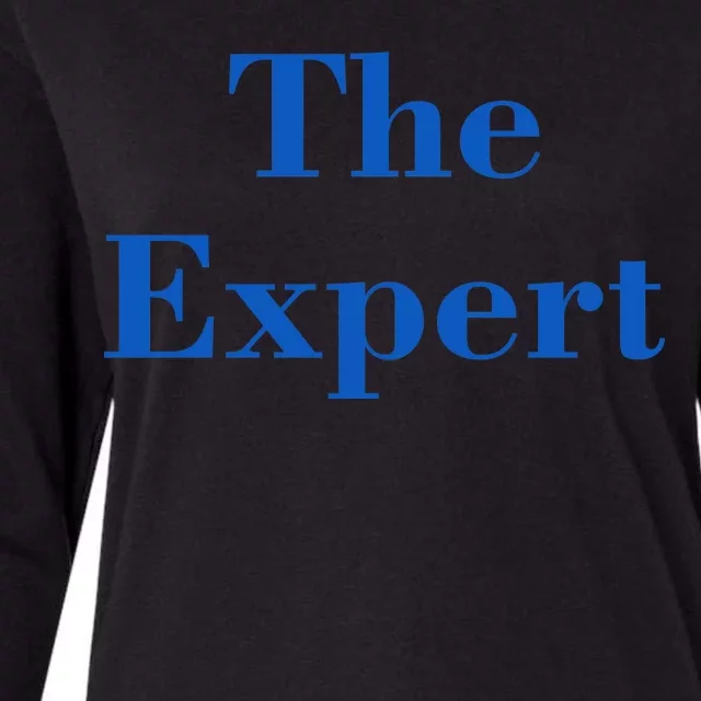 The Expert Funny Trump Womens Cotton Relaxed Long Sleeve T-Shirt