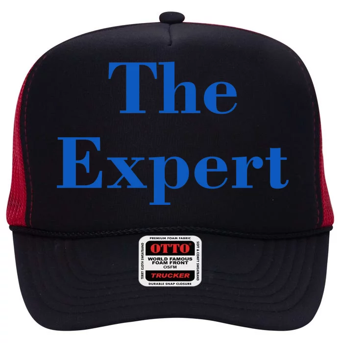 The Expert Funny Trump High Crown Mesh Trucker Hat