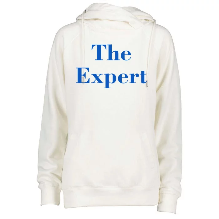 The Expert Funny Trump Womens Funnel Neck Pullover Hood