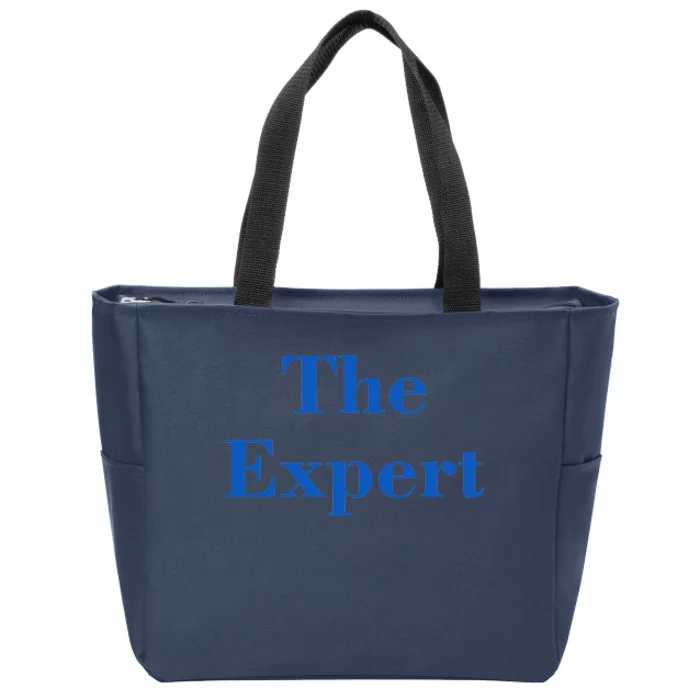 The Expert Funny Trump Zip Tote Bag