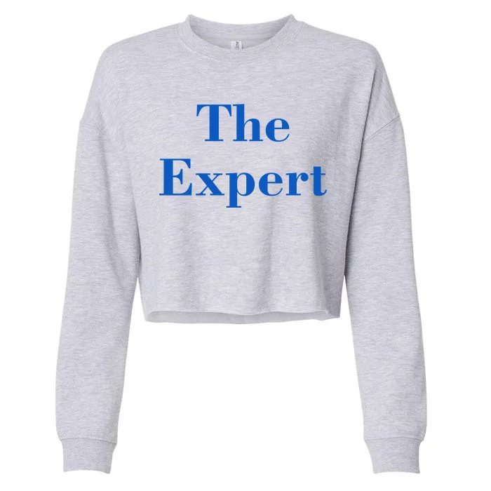 The Expert Funny Trump Cropped Pullover Crew